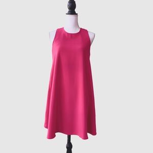 ADRIANNE VITTADINI SHIFT DRESS FUCHSIA TANK DRESS